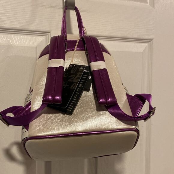 BNWT LOUNGEFLY DISNEY Minnie Mouse Bride of Frankenstein Glow in Dark Backpack main image 3